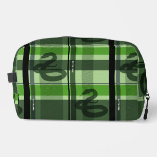 SLYTHERIN™ Tartan Plaid Pattern Dopp Kit
