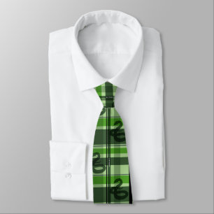 SLYTHERIN™ Tartan Plaid Pattern Tie