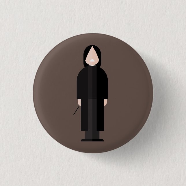 Slytherus – Dark Academia Button (Front)