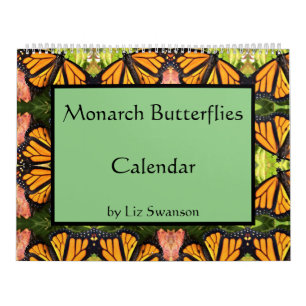 Sm, Med, Lg Calendar - Monarch Butterflies ***