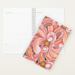 Sm Planner Peachy Dahlia