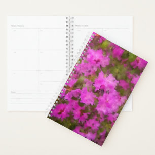 Sm Planner Purple Watercolor Rhododendron
