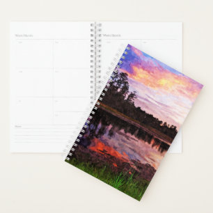 Sm Planner Sunset at the Pond