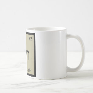 Sm - Saint-Marcellin Cheese Chemistry Symbol Coffee Mug