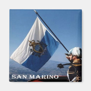 SM - San Marino - Flag San Marinese Magnet
