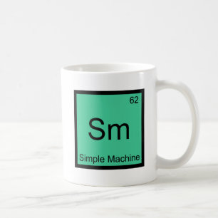 Sm - Simple Machine Chemistry Element Symbol Tee Coffee Mug