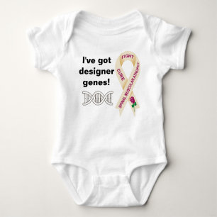 SMA I've got designer genes oonsie Baby Bodysuit