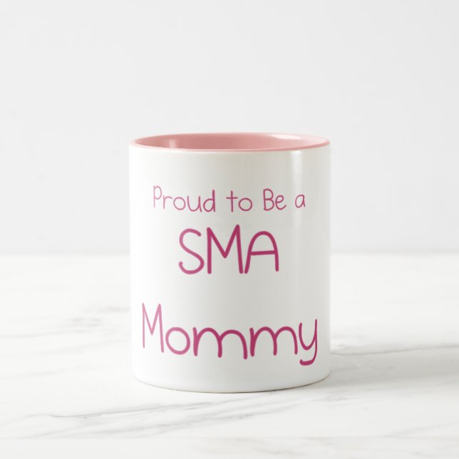 SMA Mum or Mummy Two-Tone Coffee Mug (Center)