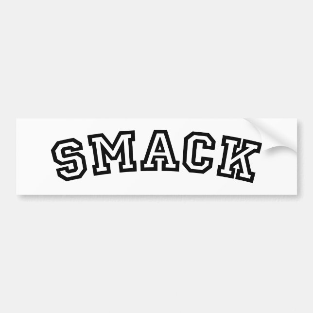 SMACK BUMPER STICKER (Front)