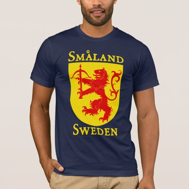 Småland, Sweden (Sverige) T-Shirt (Front)