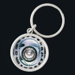 Small (1.44") Premium Round Rotary Keychain<br><div class="desc">Small (1.44") premium round keychain with the picture of a rotary engine</div>