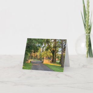 Small, 4" x 5.6" Folded greeting Card