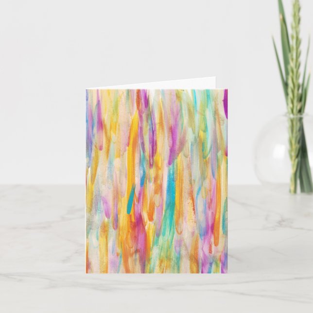 Small, 4" x 5.6" Folded Greeting Card (Front)