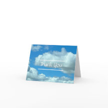 Small, 4" x 5.6" Folded Thank You Card