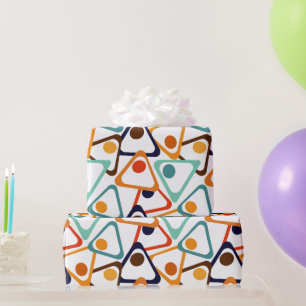 Small 70s Triangles Wrapping Paper