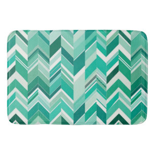 Small Abstract Chevron Bath Mat