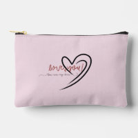 Small Accessory Pouch Zipper Bag 