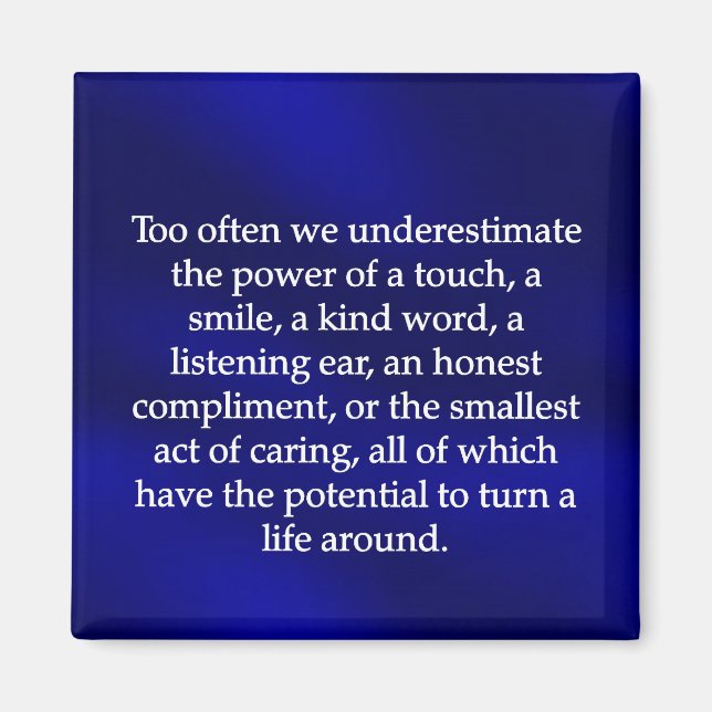 Small Acts of Caring Magnet (Front)