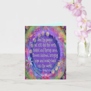 Small “and the People Sat Still” Card