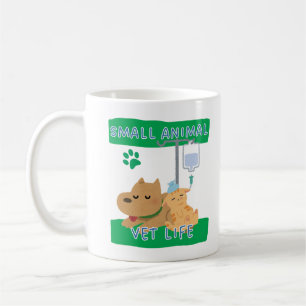 Small Animal Vet Life – Vet Dog and Cat Design Coffee Mug