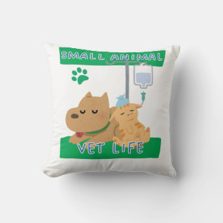 Small Animal Vet Life – Vet Dog and Cat Design Cushion