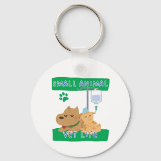 Small Animal Vet Life – Vet Dog and Cat Design Key Ring