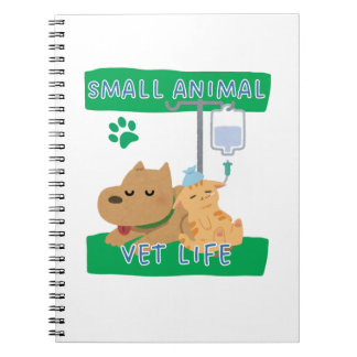 Small Animal Vet Life – Vet Dog and Cat Design Notebook