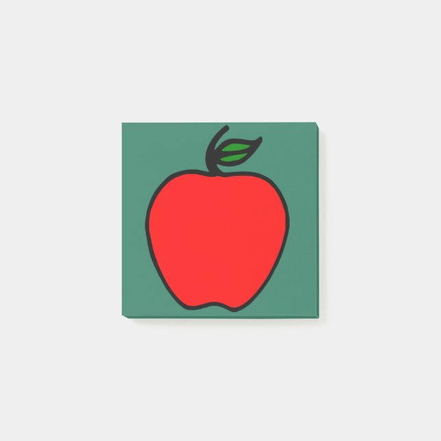 Small Apple Post It Notes Gift (Front)