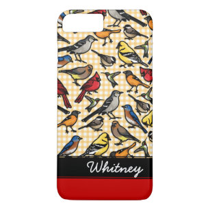 Small Backyard Birds, Add Your Name Case-Mate iPhone Case