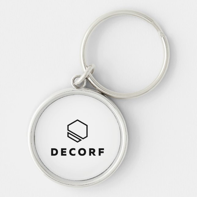 Small Basic Button Key Ring (Front)