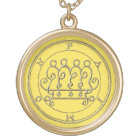 Small Bathed Necklace the Silver Paimon Goétia.