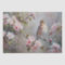 Small Birds with Blossoming Flowers Decoupage