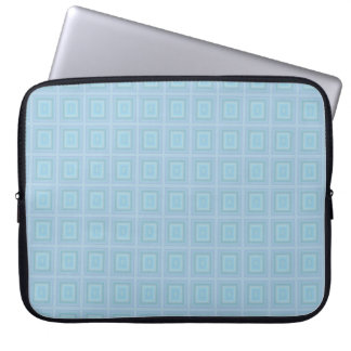 Small blue squares. laptop sleeve