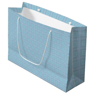 Small blue squares. large gift bag