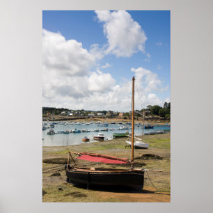Small Boats Ploumanac'H, France Poster