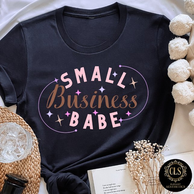 Small Business Babe Neutral Graphic Bella  T-Shirt (Creator Uploaded)