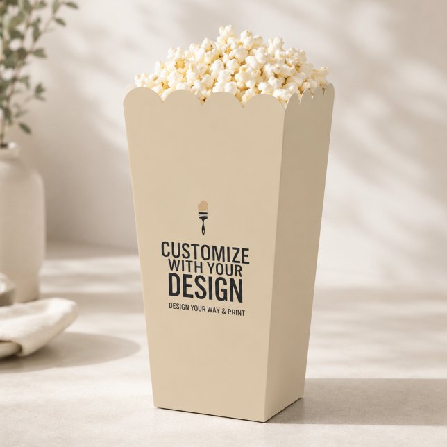 Small Business Customised Personalised Popcorn Favour Box (Creator Uploaded)