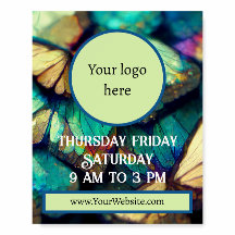 Small Business Handmade Art Vendor Advertising