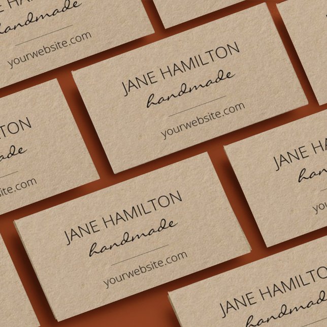 Small Business Handmade Business Card (Creator Uploaded)