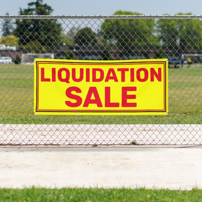 Small Business Liquidation Sale Large Banner (Insitu)