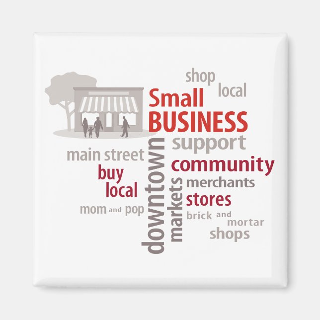 Small Business Magnet (Front)