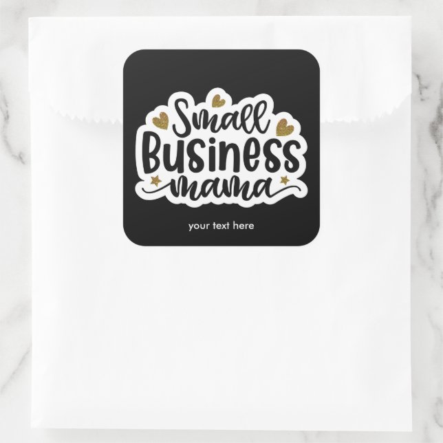 Small business mama sticker (Bag)
