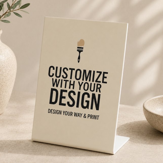 Small Business Personalised Blank Display Sign  (Creator Uploaded)