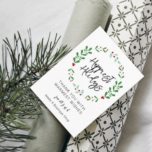 Small Business Personalised Holiday Card
