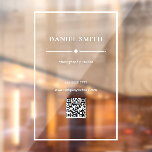 Small Business Professional Office White QR code