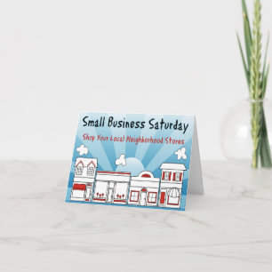 Small Business Saturday Card
