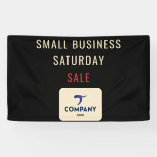 Small Business Saturday Company Logo Outdoor Banner
