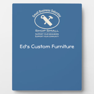 Small Business Saturday Hardware (white) Plaque