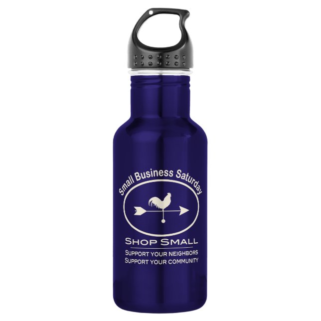 Small Business Saturday Ivory Weathervane 532 Ml Water Bottle (Front)