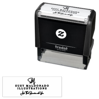 Small Business Self Inking Rubber Stamp